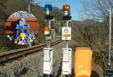 列車接近警報器（工事用）